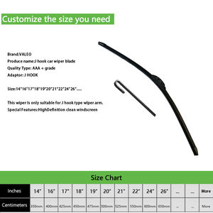 Pour <span class=keywords><strong>essuie</strong></span>-glaces sans cadre de haute qualité, lame en caoutchouc naturel, meilleure vente, ajustement universel pour 99% des voitures BMW VW Chery - Product Image 3