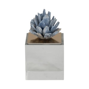 Cubo di cristallo, statuetta decorativa, scultura per la casa, l'ufficio, il soggiorno, da esporre su scaffale. - Product Image 3