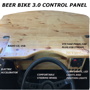 Bicicleta Turística para Cerveza, Bicicleta de Cuatro Ruedas para Fiestas, Actividad en Grupo, Bicicleta Eléctrica para Pasajeros, Bicicleta Turística para Cerveza para Viajes por la Ciudad - Product Image 2