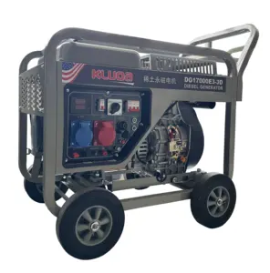Generator diesel motor tipe portabel, generator diesel tipe terbuka Portabel 5kW 6KW 7KW 8KW 10KW 50HZ 60HZ kualitas tinggi