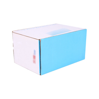 Boîte de papier de produits électroniques Boîte à fermeture éclair pliante imprimée sur mesure Boîte de couleur personnalisée