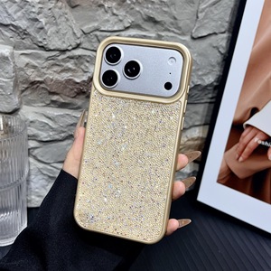 Étui de protection 2-en-1 de luxe avec diamants scintillants/diamants intégrés pour iPhone 17-12 Pro Max, coque arrière antichute - Product Image 4
