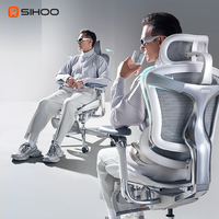 SIHOO Mobilier de Bureau Moderne C500 Chaise de Bureau Exécutive de Luxe en Maille Accoudoirs Réglables 6D Sillas De Oficina