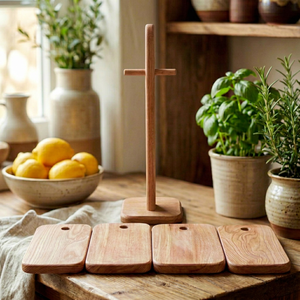 เขียงไม้หนาสำหรับงานหั่นหนัก - Product Image 1