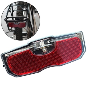 Feu arrière réfléchissant en alliage d'aluminium pour <span class=keywords><strong>porte</strong></span>-bagages, 30P, sans batterie, accessoire pour vélo, bicyclette - Product Image 6