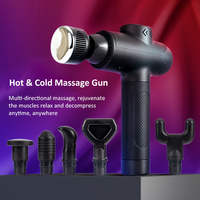 Pistolet de Massage de forme physique avec la chaleur et le stimulateur musculaire froid physiothérapie puissant pistolet de Massage de Vibration Fascia Machine