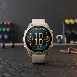 Montre connectée GPS ORIGINALE - 43 mm - Gris brumeux - Grès foncé - Or doux - Personnalisable ODM - Product Image 3