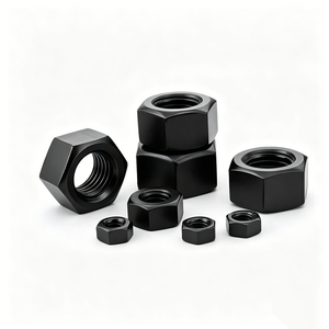 Tuercas Hexagonales de Alta Precisión Producidas Completamente Automáticamente, Tornillos para Muebles de Acero al Carbono Negro - Product Image 1