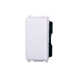 Interruttore a Parete Bianco Monopolare 1P 16A Compatibile con Vimar Plana - Product Image 1