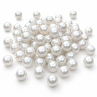 Perles d'eau douce naturelles Zhuji, non percées, 16,5-17 mm, qualité AAAA, blanc intense, lustre exceptionnel, certifiées par un tiers, pour DIY