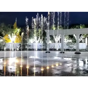 Fontaine d'étang de parc décorative de petite taille fontaine de musique dansante