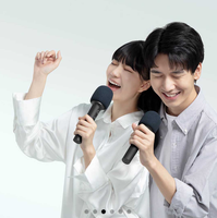 Microphone musical MIJIA K, version grand écran, lot de 2, pour karaoké à domicile, articles ménagers intelligents