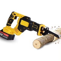 Scie sauteuse portative 21V, petite, à batterie lithium rechargeable, outil électrique haute puissance pour la découpe du bois, jaune, Chine