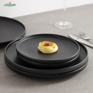 <span class=keywords><strong>Piatti</strong></span> Ingrosso in <span class=keywords><strong>Ceramica</strong></span> Stoneware Stile Giapponese Nero Bianco Rosso Beige con Bordo Verticale e Finitura Lucida per Vassoi da Ristorante e Hotel - Product Image 1