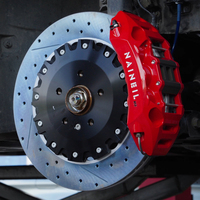 Naineil Upgrade Racing Forged 6 Pot Caliper 6 Piston Big Brake Kit Nueva condición MITSUBISHI Lancer Evolution 8 9 Evo 10