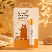 Vente en gros Marque privée Portable 13ml Stick anti-démangeaisons à base de plantes Gel botanique anti-moustiques pour enfants Essentiels de voyage