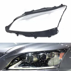 Araba koruyucu far cam Lens kapağı gölge kabuk oto Lexus LS için şeffaf ışık konut lamba LS460 LS600HL LS430 LS400