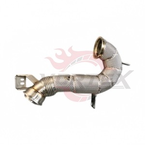 Tuyau d'échappement haute performance en acier inoxydable Vortex Heat Shielded Turbo Downpipe pour Mercedes AMG GT53 E53 CLS53 GLE53 3.0T - Product Image 2
