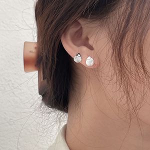 <b>Silver</b> Ruitai S925 Sterling <b>Silver</b> Geometric <b>Stud</b> Earrings For Women Minimalist Style Everyday Wear - Product Image 3