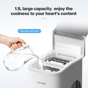 Factory Portable Automatic Mini <b>Ice</b> <b>Maker</b> Machine Home Use 12kg/day Capacity <b>Ice</b> Shape Bottled Water Input - Product Image 6