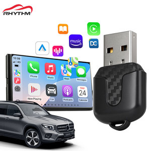 Rhythm MINI Ultra Wireless CarPlay Android Auto Dongle WiFi USB Fast Connection 2 in 1 Vehicle Connectivity Converter - Product Image 1