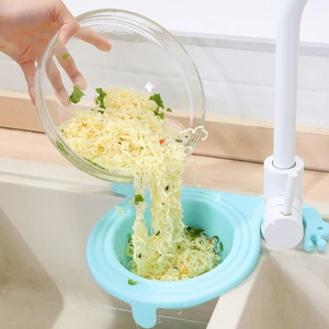 Swan Drain Basket Storage Rack Faucet Multi Functional Creative Kitchen Dish Sink Water Filtration Storage Basket - Product Image 4