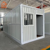 Maison conteneur pliable préfabriquée à faible coût avec chambre, maison modulaire utilisable comme bureau conteneur ou espace de jardin