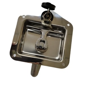 <b>Tool</b> <b>Box</b> Stainless Steel T Handle <b>Lock</b> Truck Trailer Cabinet Flush Paddle Handle <b>Lock</b> - Product Image 1