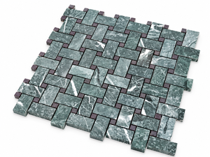 Green Marble <b>Mosaic</b> <b>Tile</b> 12x12 Polished Contemporary Waterproof Bathroom Floor <b>Tile</b> Dolomite Stone - Product Image 2