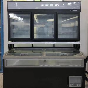Hot bán tủ đông kết hợp thương mại hiển thị cửa hàng tiện lợi hai cửa tủ lạnh cửa hàng tiện lợi - Product Image 5