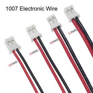 Cable de terminal de un solo extremo JST PH de 2.0 mm de paso, 2P, con extremo estañado, personalizable de fábrica, para arnés de cableado electrónico para tiras de iluminación LED - Product Image 3