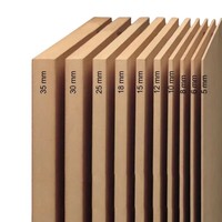 Panneaux de fibres de bois de conception moderne, qualité E1, certifiés CE, 1220*2440mm, 18mm, panneaux MDF pour la fabrication de meubles et la décoration intérieure