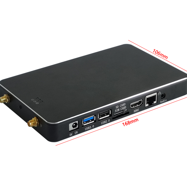 ELSKY Android Mini Pc Rockchip RK3399 CPU Support Android 11system 4G RAM 16G Storage HD-MI LVDS EDP 4K6*USB 2.0 With CE FCC