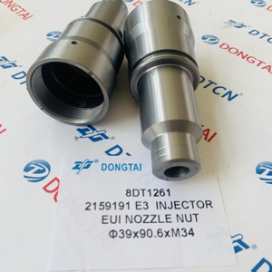 Tuerca de Inyector EUI 8DT1261, tamaño 39x90.8xM34, para Inyector 2159191 E3, Plana, 2 Ranuras - Product Image 3