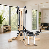 Machine de réformateur de Pilates doux Zen professionnel tour de poulie en bois d'érable massif corps d'équipement gyroscopique Gyrotonc souple pour Yoga à usage domestique