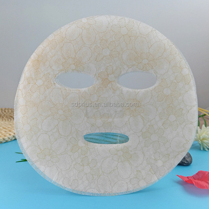 Materiale per Maschere Facciali Ecologico e Altamente Assorbente, Carta Stampata con Pizzo Dorato, Tessuto per Maschere Facciali Liofilizzate - Product Image 2