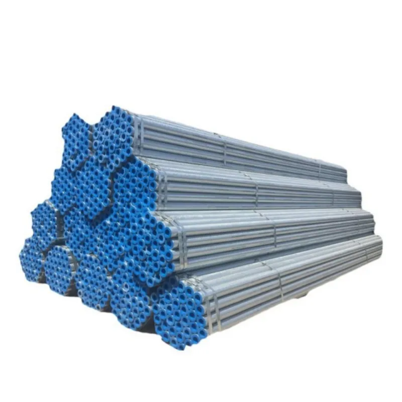 Tubo pre zincato astm di alta qualità q215a q215b q235a q235a q235b tubo metallico in acciaio zincato tondo tubo senza saldatura