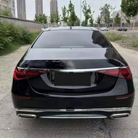Pour Mercedes Benz Classe S W221 08-13 : Amélioration et modification pour pare-chocs avant, calandre et plaque de capot style Maybach W223