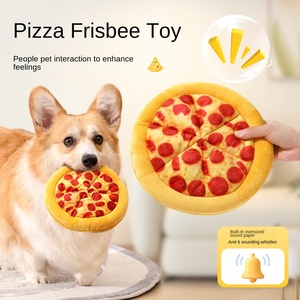 Nhỏ Và Vừa Có Kích Thước Con Chó Đào Tạo Không Thấm Nước Thân Thiện Với Môi Sang Trọng Bánh Pizza Răng Lẩn Cắn-Chịu Mài Mòn Tự Chữa Bệnh Squeak Đồ Chơi Cho Vật Nuôi - Product Image 2