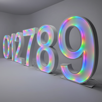 Lettres lumineuses LED 3FT/4FT personnalisables pour fête d'anniversaire