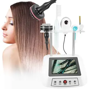 Machine laser de massage du cuir chevelu pour traitement de perte de cheveux pour salon de coiffure 5 en 1 Machine laser pour repousse des cheveux