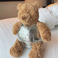 Peluche Ours de Barcelone Super Mignon et Tendance, Style Instagram, Jouet Confortable pour Bébé, Figurine Virale