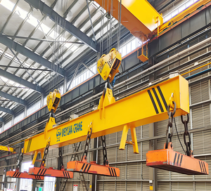 CE ISO Certified PLC Controlled Motor Driven <strong>Electromagnetic</strong> EOT <strong>Crane</strong> 200 Ton Double Girder Bridge <strong>Crane</strong> for Brand for Sale - Product Image 6