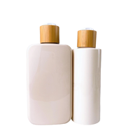 Couvercles à vis en bois de bambou en bois pour bouteille de parfum Emballage cosmétique en bois de bambou véritable Bouchon de disque en bambou naturel