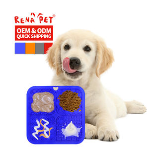 Wholesale Square Shape Pet Supplier Silicone <b>Slow</b> <b>Feeder</b> Dog Lick Mat - Product Image 6