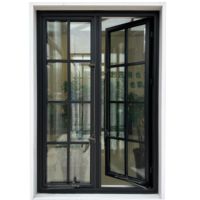 Ventanas de Aluminio Arqueadas con Doble Acristalamiento, Aislamiento Térmico Low-E, Marco Negro Moderno y Lujoso, Estilo Europeo para Villa, Resistentes al Viento