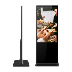 43-100 inch smart kiosk vertical lcd advertising display interactive panel digital signage totem floor standing touch screen - Product Image 3