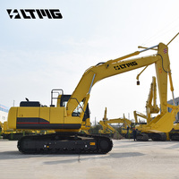 Excavatrice sur chenilles LTMG LTE220 de 20, 22 et 23 tonnes avec moteur Cummins, pelle hydraulique 20t 23t pour l'exploitation minière