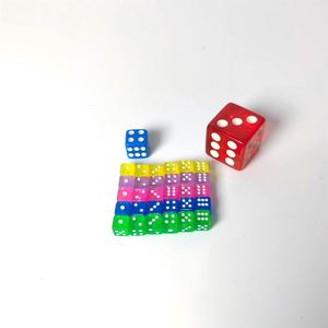 Dado Acrílico Transparente D6 de Alta Calidad con Esquinas Cuadradas, Personalizado, para Juegos de Mesa, Pequeño, de 5 mm - Product Image 2