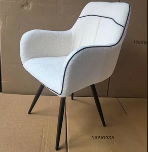 Silla de ocio de gama alta Suministro Sillón barato Silla giratoria de cordero para sala de estar de lujo ligera moderna - Product Image 3